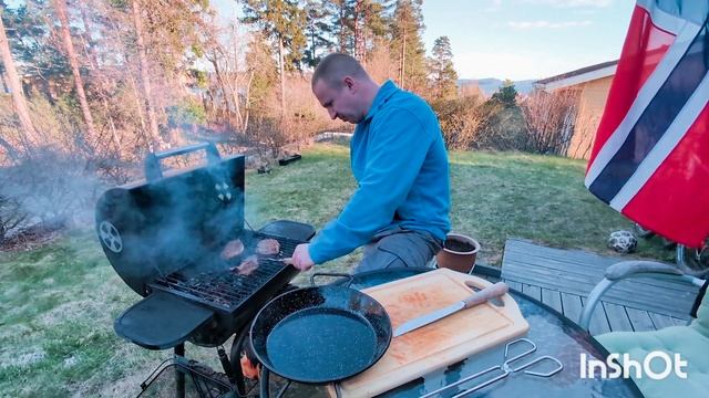 День Конституции в Норвегии, погодка для барбекю 🥩
