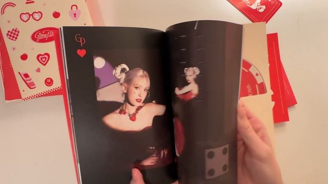 Somi Game Plan Album Unboxing Red version
