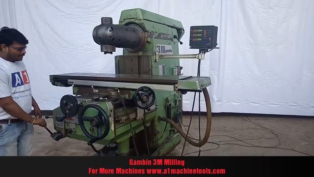 Gambin 3M Universal  Milling  Video