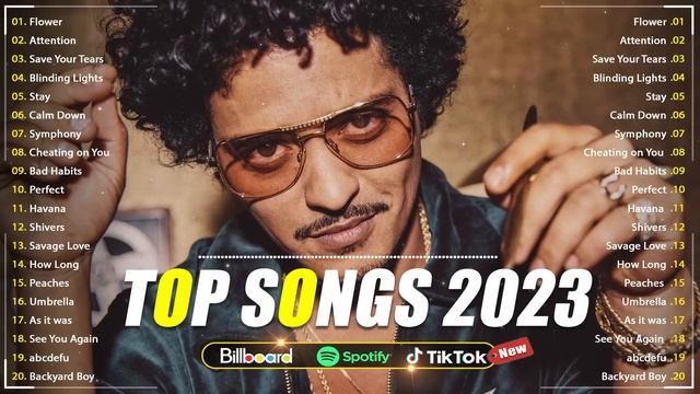 Bruno Mars, Miley Cyrus, Selena Gomez, Adele, Maroon 5, The Weeknd, Ed Sheeran 💖Top Hits 2023