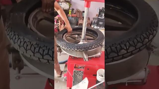 2.75-18 new tyre change MRF NGP Grip #shorts #trending #youtubeshorts #subscribe