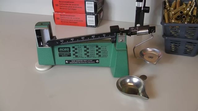 Faire la Tare d'une Balance a fléau type RCBS
