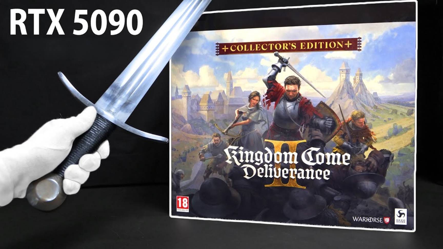 Распаковка коллекционного издания KINGDOM COME DELIVERANCE 2 (игровой процесс на NVIDIA RTX 5090)