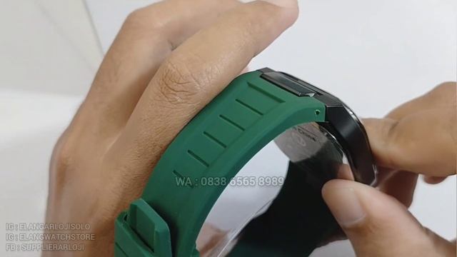 CHRIST VERRA CV 109068G-36 BLK/GR : JAM CHRIST VERRA MODEL KOTAK WARNA CERAH TERBARU (2024)
