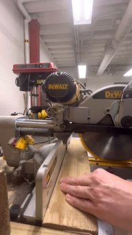 Dewalt sliding miter saw #shorts #tools #dewalt