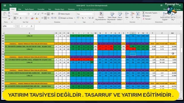 2024 ŞUBAT FON PORTFÖYÜM VE GETİRİ ORANLARI - BIST100-BIST30-ALTIN-EURO-DOLAR ANALİZLERİ