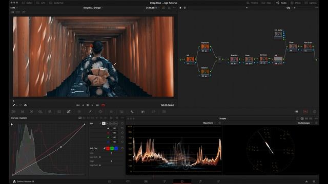 Create This Deep Blue & Orange Look in DaVinci Resolve Color Grading Tutorial