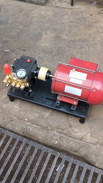 300 BAR PLUNGER PUMP COMPLETE SWT UP 🤯🤯 CONTACT ☎️ 9726255752 ☎️ #carwash