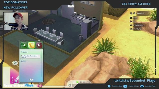 Let's play Sims 4 - part 6: First day of work! #letsplay #sims4