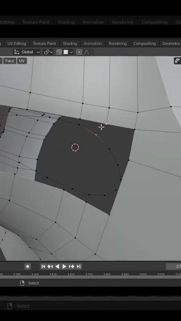 Blender 3d - Furos em superfícies curvas/Holes in curved surfaces - Part 1