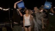 Ilya Naishuller and Dasha Charusha ALS Ice Bucket Challenge
