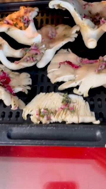 How to Cook Shiitake Mushrooms in Air Fryer | Shiitake Mushrooms Recipe #shorts #mushroomsrecipe
