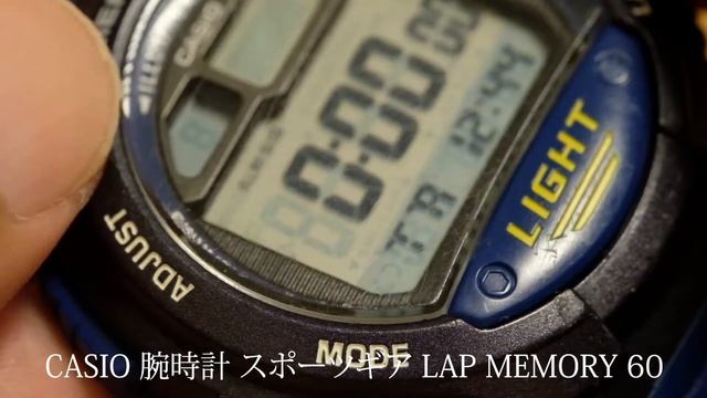 CASIO 腕時計 スポーツギア LAP MEMORY 60