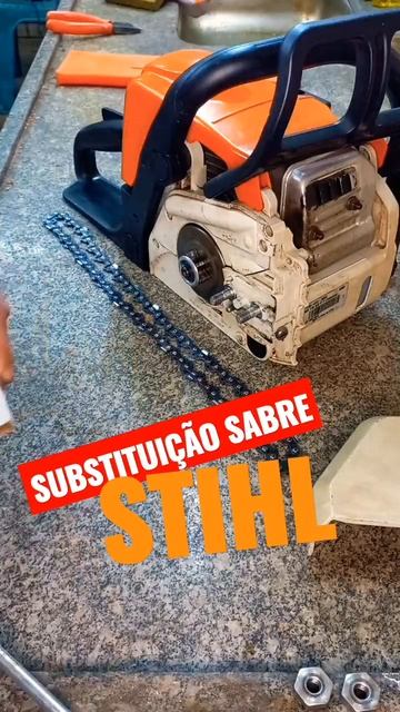 Troca de sabre - STIHL 30cm 12" 1,1 mm 3/8"