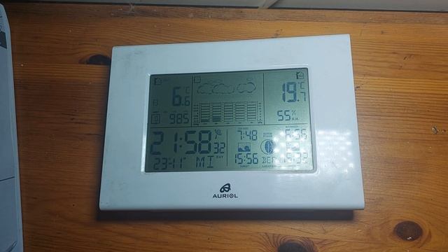 Auriol weather station user manual