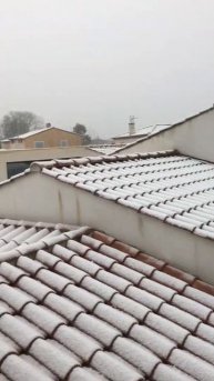 La neige à Aix en Provence 01/2021