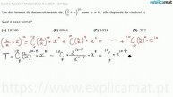 Binómio de Newton | Exame Nacional Matemática