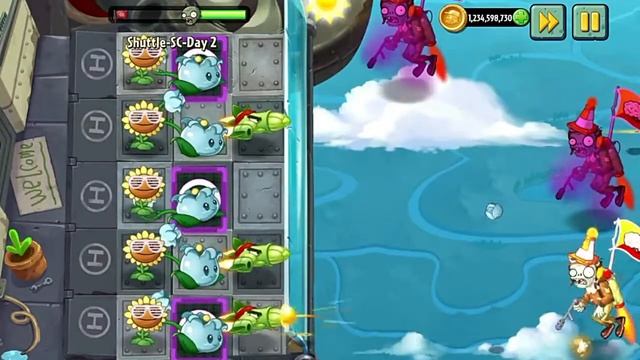 Plants Vs Zombies 2 Chinese Version Lotus Root vs Lily of Alchemy PVZ 2 !