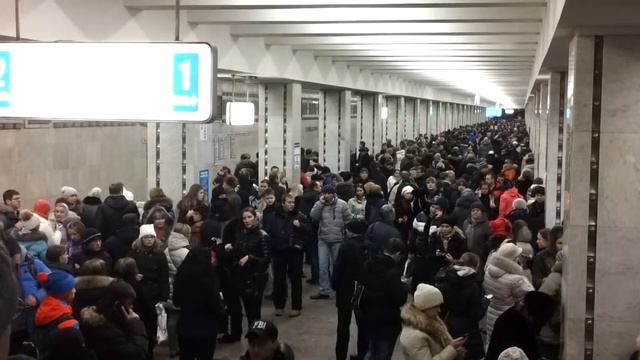 Опять проблемы в московском метро.
