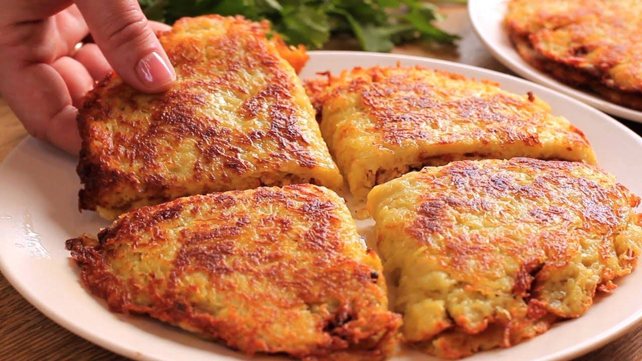 Хрустящий картофель с сочной начинкой