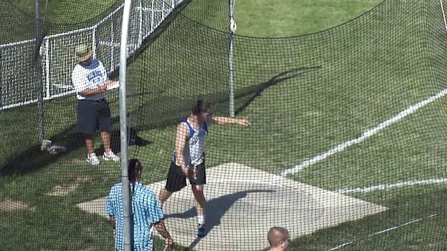 2012 WPIAL AAA - Discus - Noah Shulman - Hampton - Finals - 2nd throw - ~147' 6"