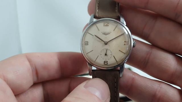 1962 Longines men's vintage watch with original box.  Model reference 8888-21.