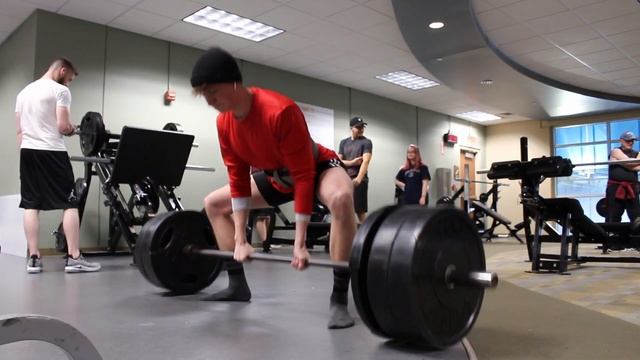 460 lb Deadlift @155 pnds BW l Pull Day