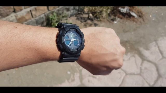 G-Shock GA 100 - مراجعة ساعة كاسيو جى شوك