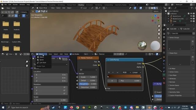 Memakai Background "Materal Preview" ke Dalam Mode "Rendered"