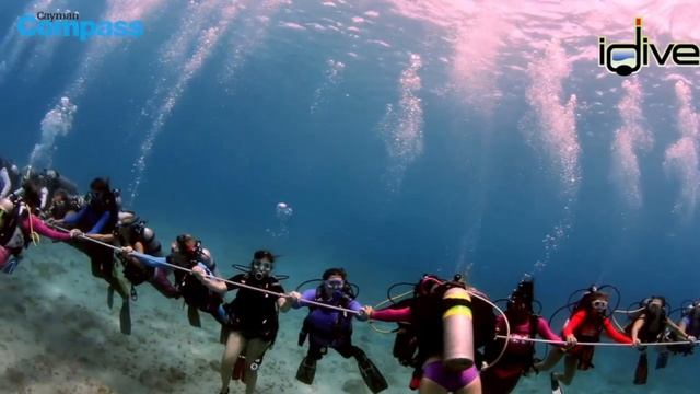 Women divers set world record in Cayman