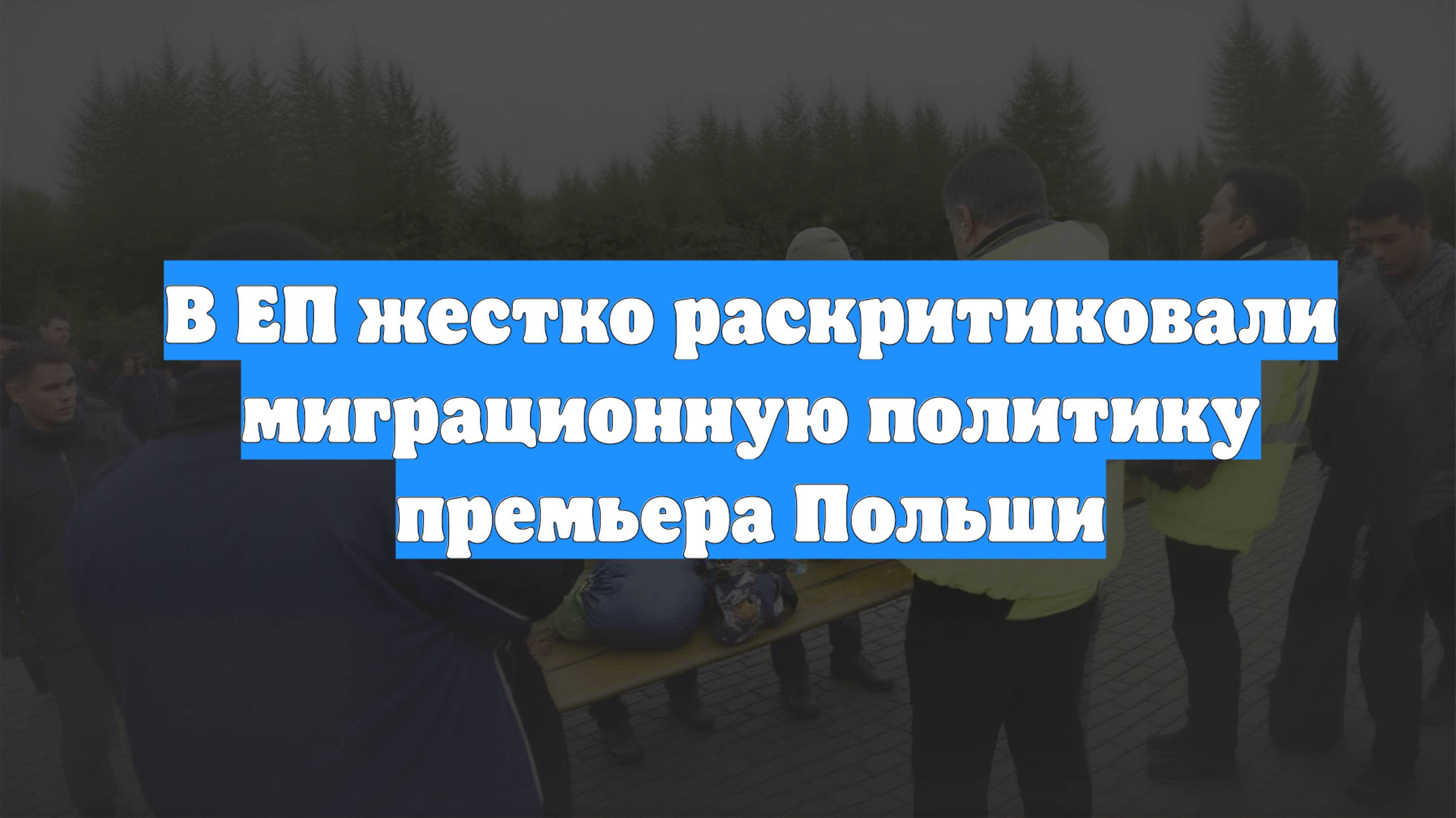 В ЕП жестко раскритиковали миграционную политику премьера Польши