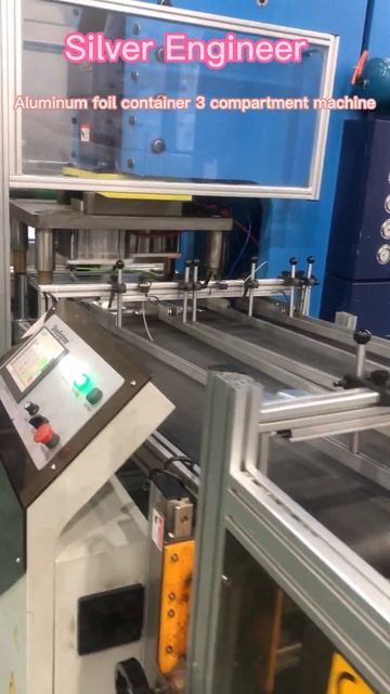 2 Cavities 3 Compartment aluminum foil container production line from Silver Engineer