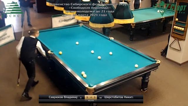 Севрюков-Шерстобитов. Первенство СФО среди молодежи до 21 года. 27.03.2021 г.