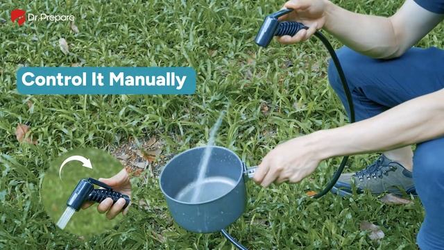 Dr.Prepare | 4 Gallons / 5 Gallons Camping Shower with Electric Pump