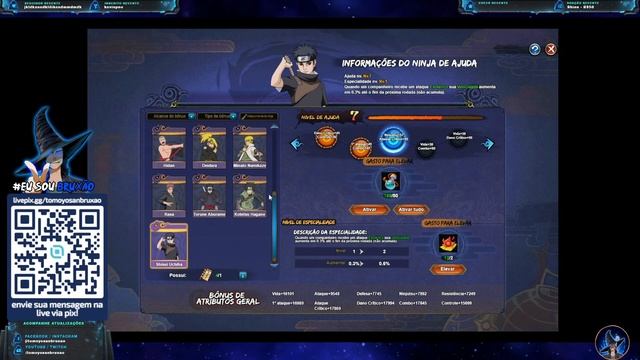 TRANSFORMANDO JUBIS NO GTT [PARTE 2] #narutoonline #tomoyosanbruxao #upandocontanarutoonline #jubis