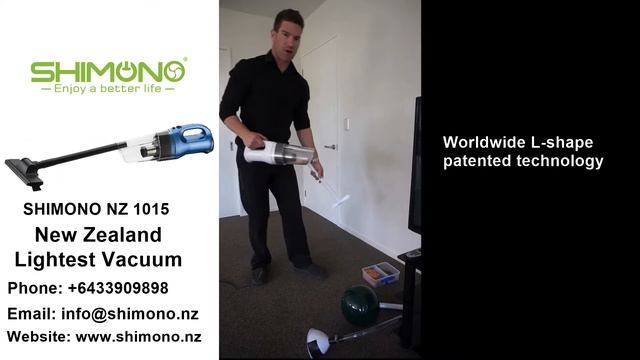 SHIMONO NZ - SVC 1015 the Lightest Powerful Vacuum for your Home