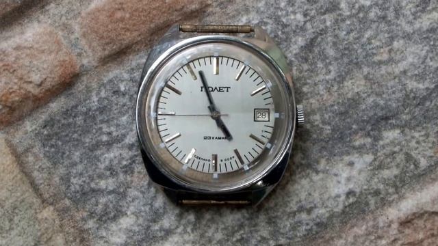 Vintage Unique Poljot (Полёт) 17 Jewels USSR Mechanical Watch.