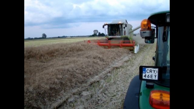 Żniwa Rzepakowe 2014 / Claas Tucano 450, JD, Auto-Tech.