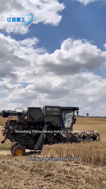 Harvester modification anti sinking half chain rail #Harvester #farming