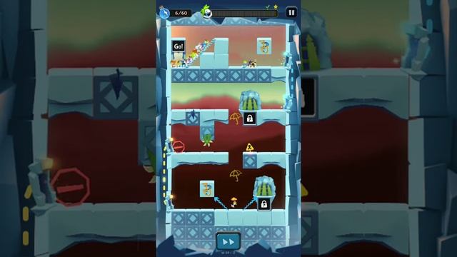 Lemmings. World 12 - Asteroid. Level W 59-17. Perfect Walkthrough.