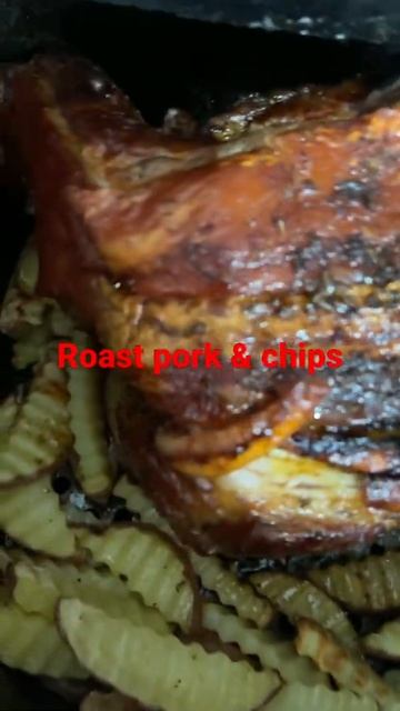 Air fryer roast pork juicy #shorts