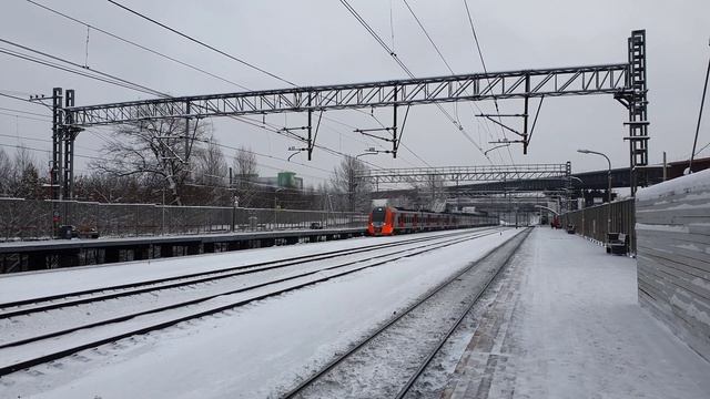 Бородатый Сапсан, полуНевский на ЧС200, Ласточка и ЭТ2М | Нати&Лихоборы