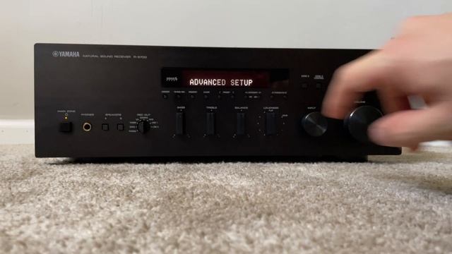 How to Factory Reset Yamaha R-S700 Home Stereo Audio AM FM Receiver