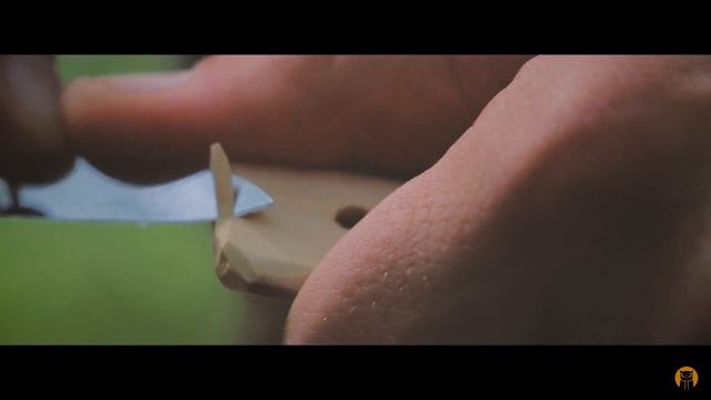 Carving a Button with a Swiss Army Knife • Bushcraft Skills