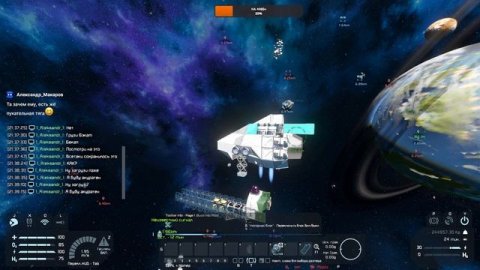 Scrapyard. Строим базу в космосе из битых кораблей. часть 54.