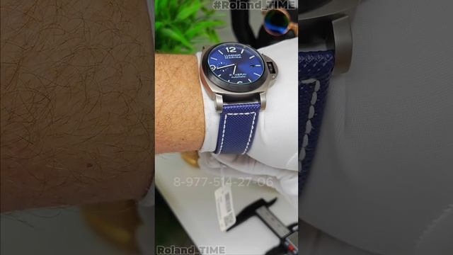 Шикарные мужские часы Panerai Luminor Marina. Каталог в описании