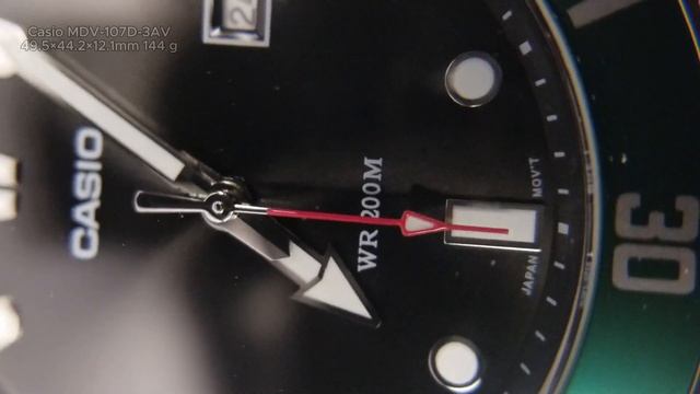 Casio Duro MDV-107 - Watch Show off - Macro