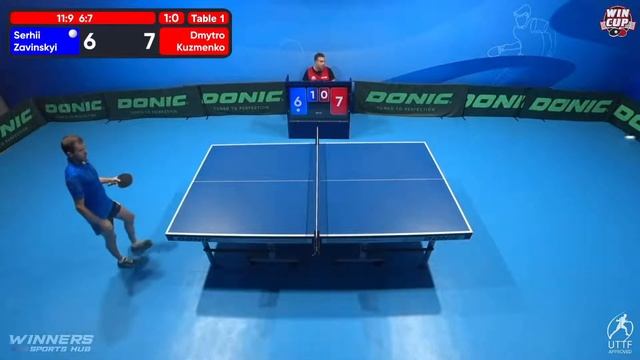 22:30 Serhii Zavinskyi 3 - 0  Dmytro Kuzmenko West 5 WIN CUP 04.09.2022 | TABLE TENNIS WINCUP