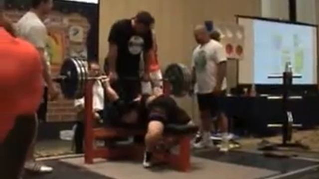 Kalin Chester, Open 165 bench only, WPC Worlds, 11/22/08