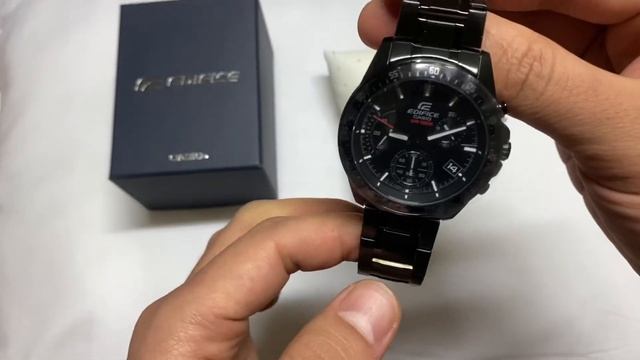 Unboxing#EDIFICE Efv-540DC-1A#